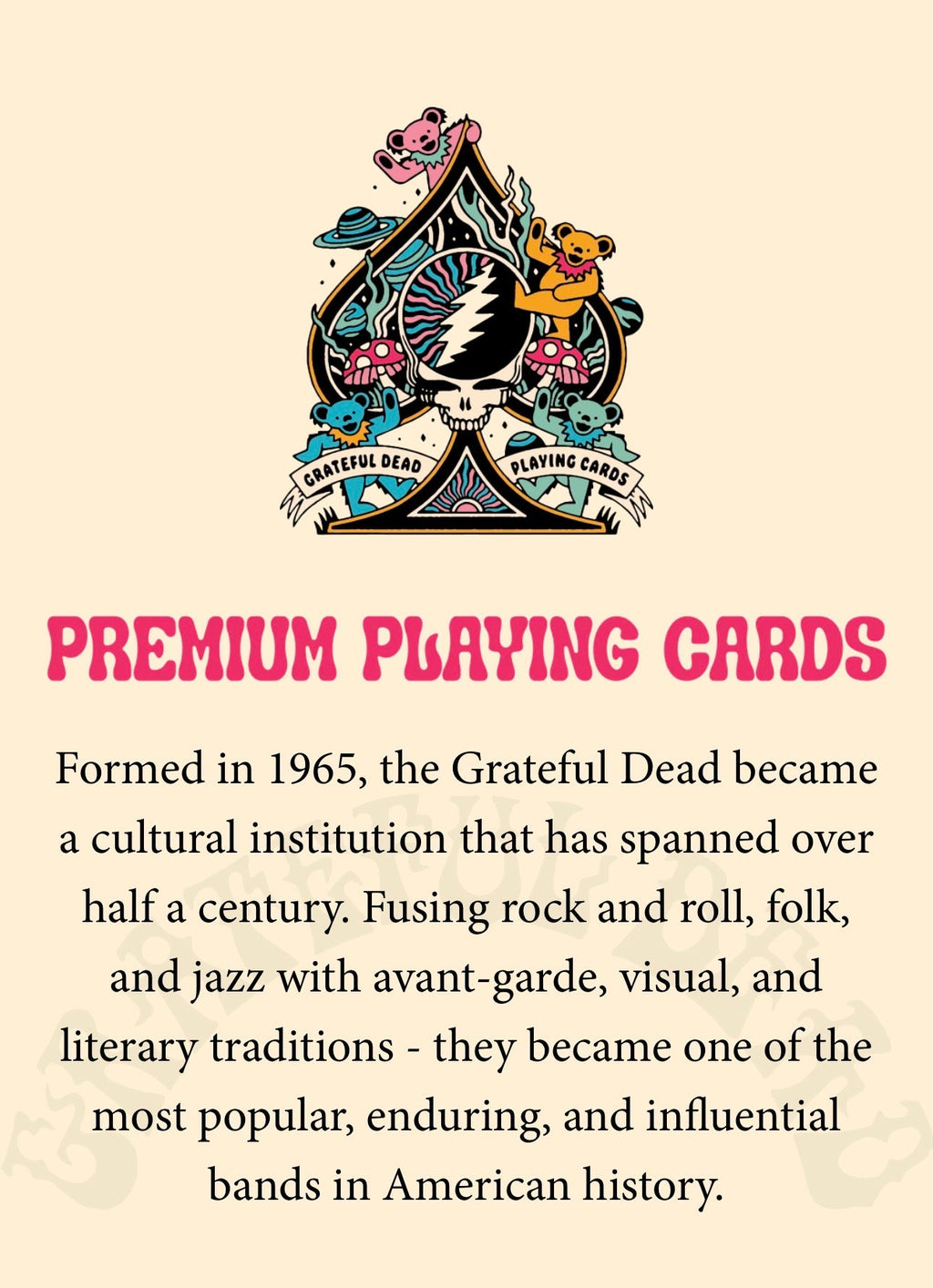 Grateful Dead Drops - Mystic Mushroom- Collector's Edition Pickleball Paddle & Playing Cards (Copy)