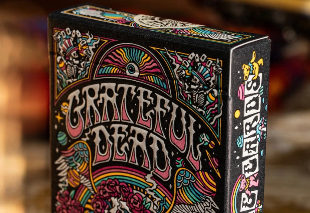 Grateful Dead Drops Dancing Bears Pickleball Paddle Cover & Playing Card Collectors Edition