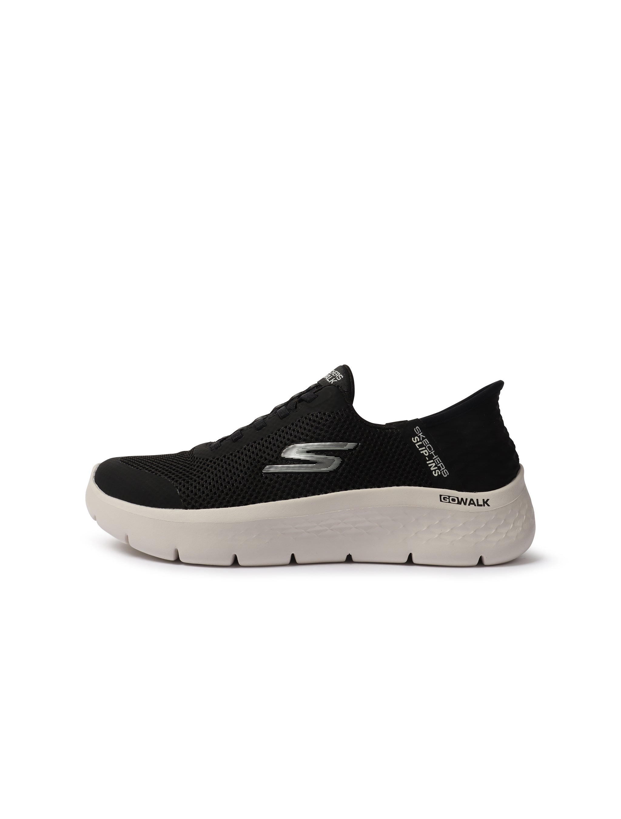 Skechers Womens Go Walk Flex Grand Entry - Black/White