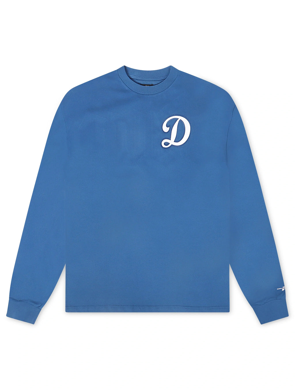 Pro Standard Dodgers Script Lightweight Wingspan Crewneck - Blue