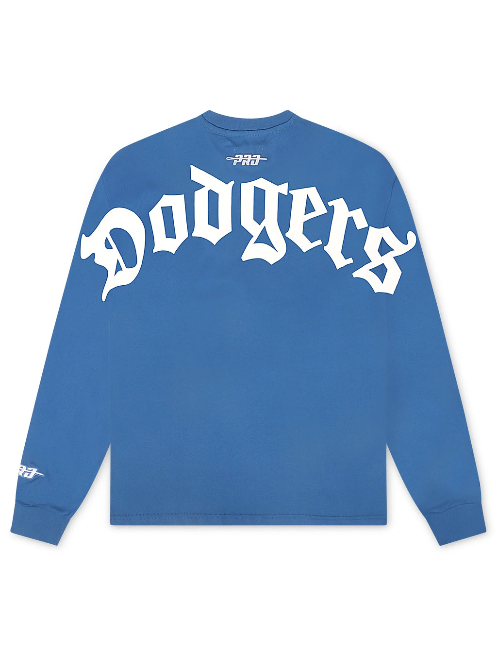 Pro Standard Dodgers Script Lightweight Wingspan Crewneck - Blue