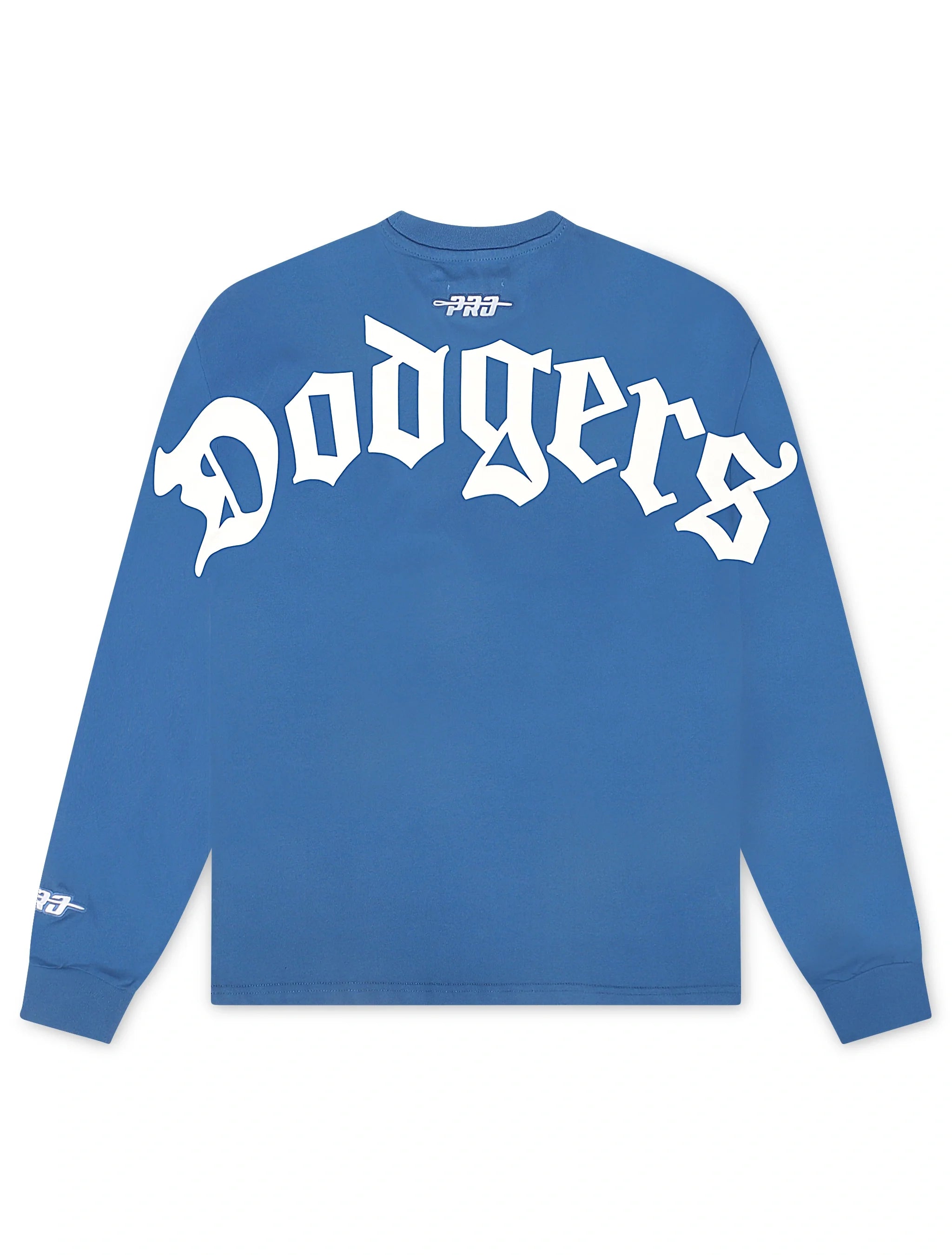 Pro Standard Dodgers Script Lightweight Wingspan Crewneck - Blue