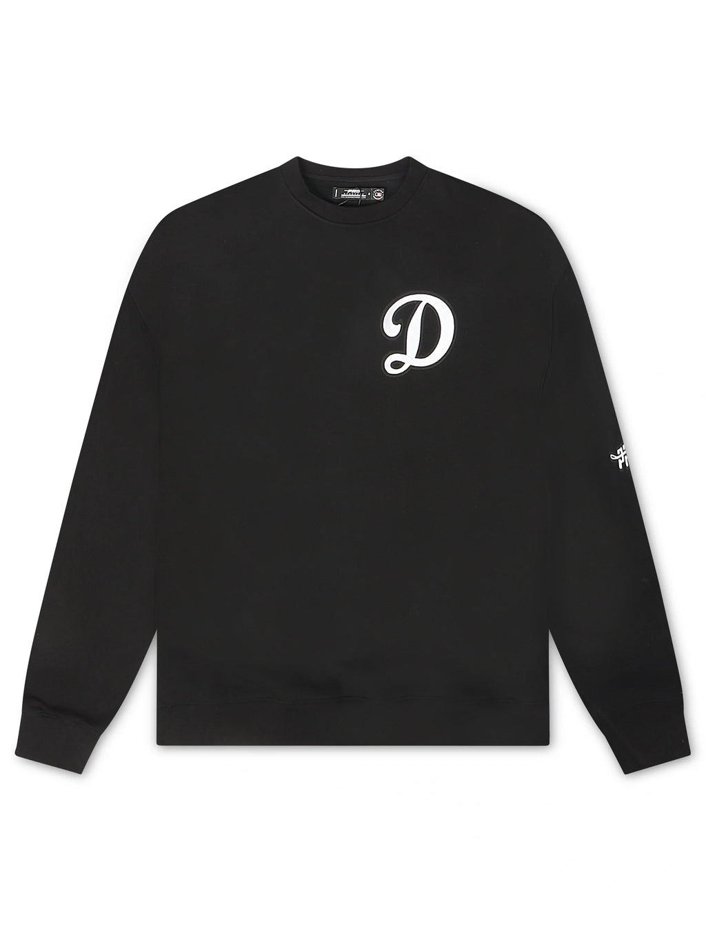 Pro Standard Dodgers Script Wingspan Crewneck - Black