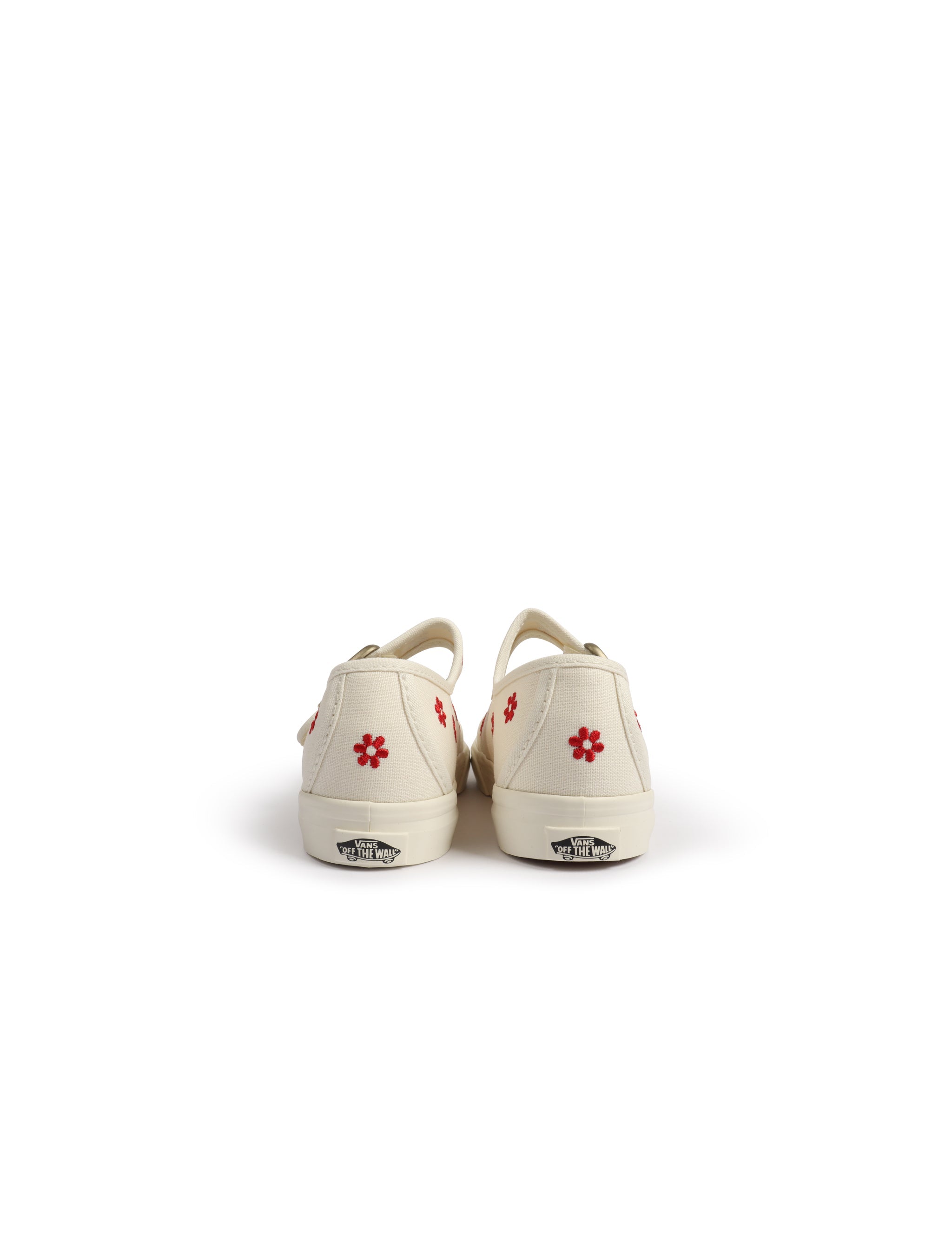 Vans (TD) Mary Jane Floral - White/Red