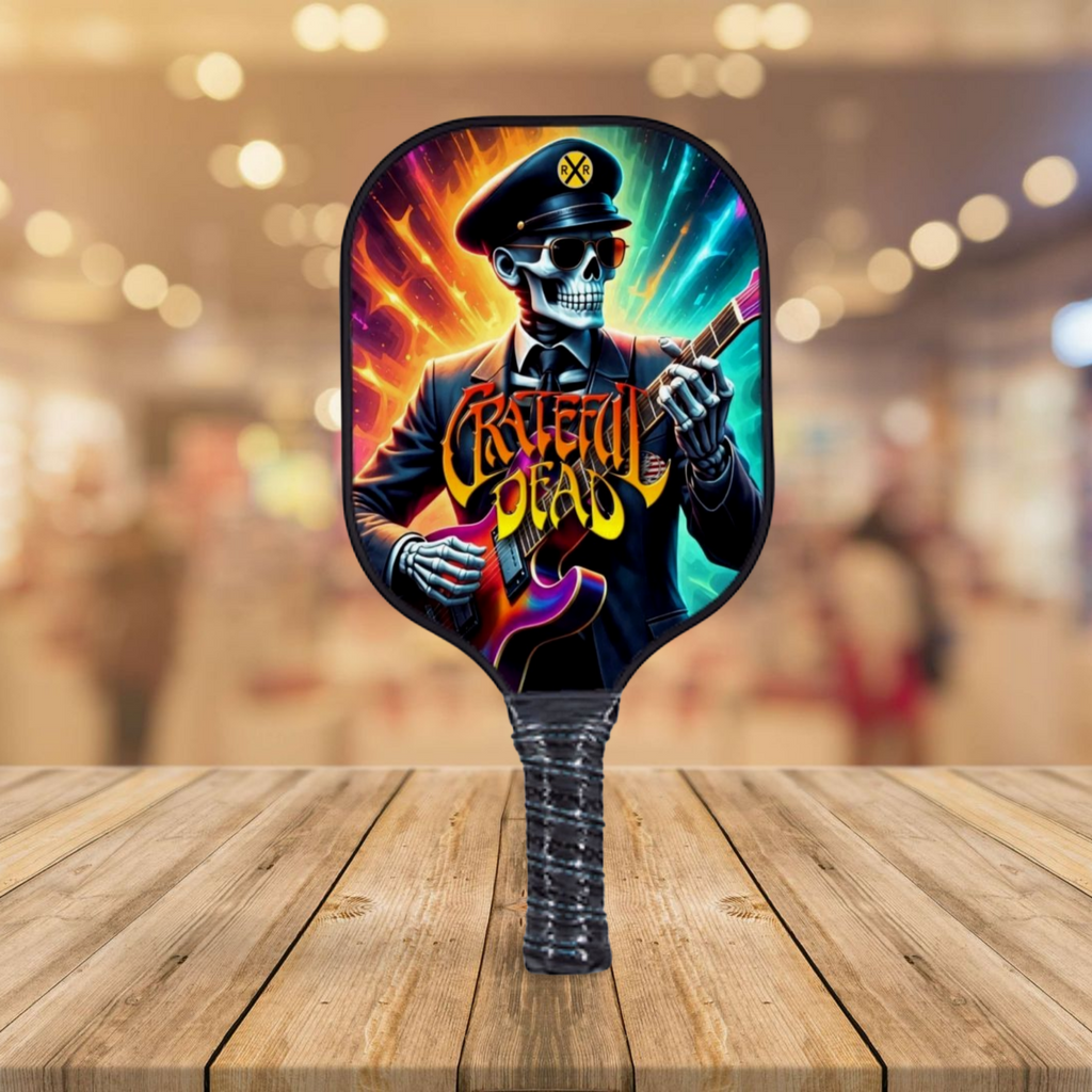 Grateful Dead Drops - Casey Jones - Pickleball Paddle