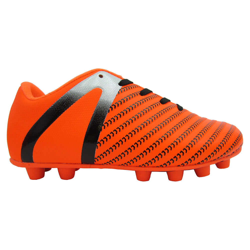 Vizari Impact Firm Ground Soccer Shoes – Orange/Silver