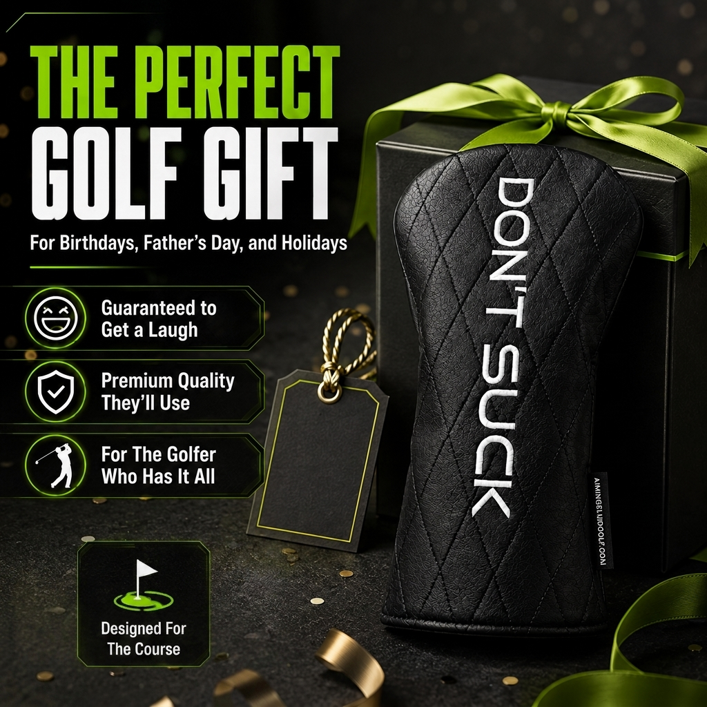 Don’t Suck™ Driver Headcover — Premium Black Diamond Quilted Fit (460cc)