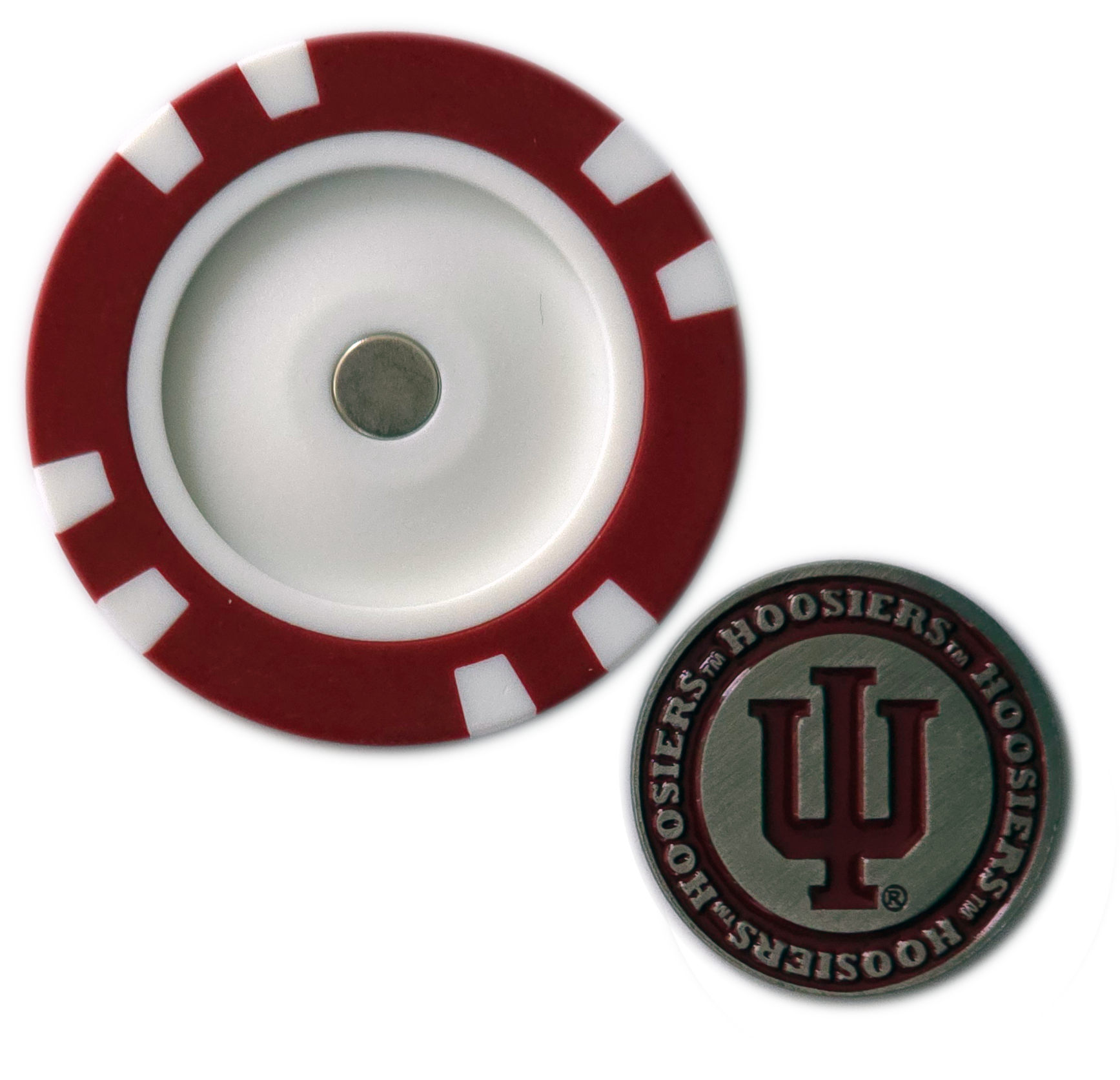 Officially Licensed Indiana Hoosiers Poker Chip Ball Marker
