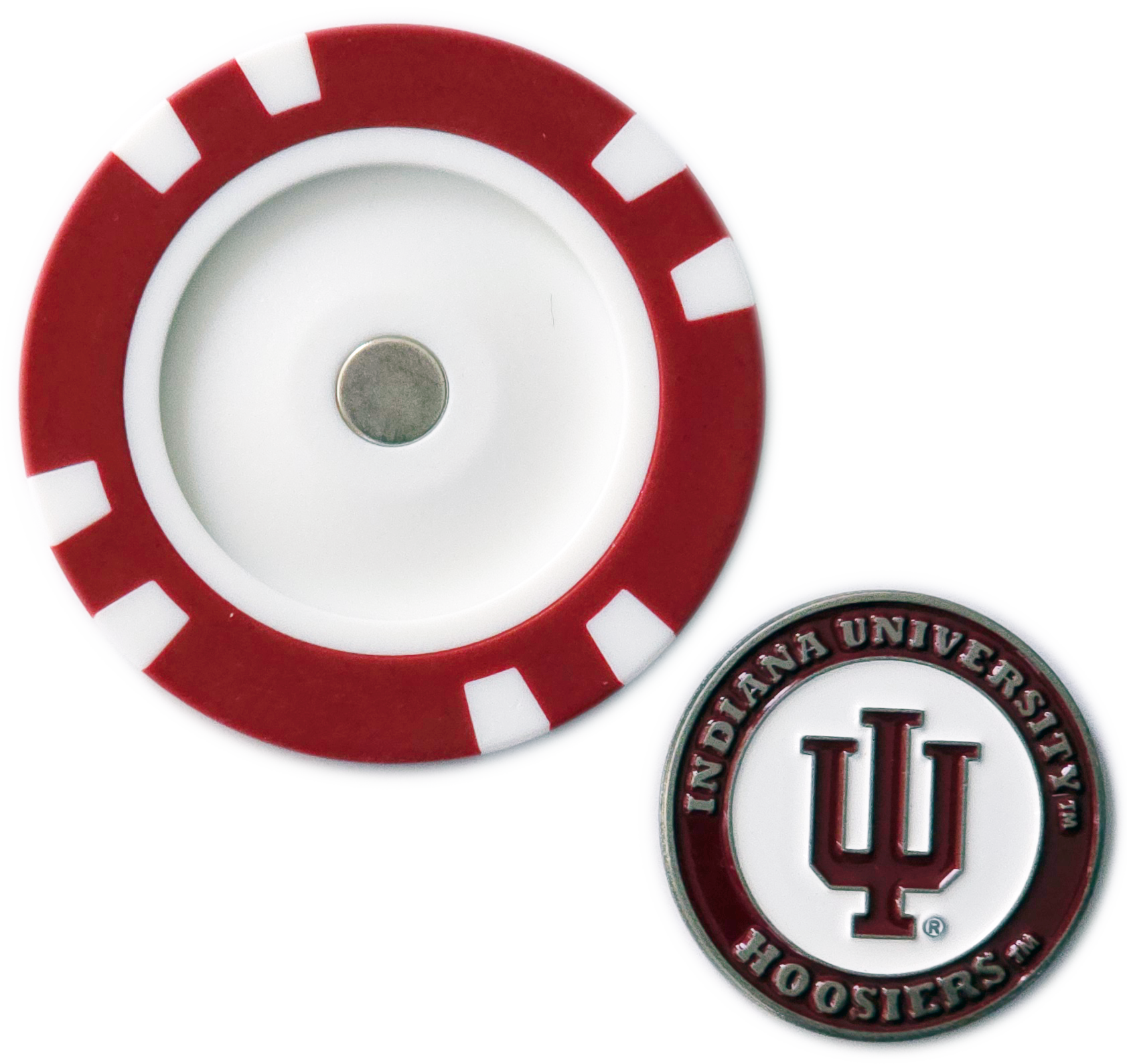 Officially Licensed Indiana Hoosiers Poker Chip Ball Marker