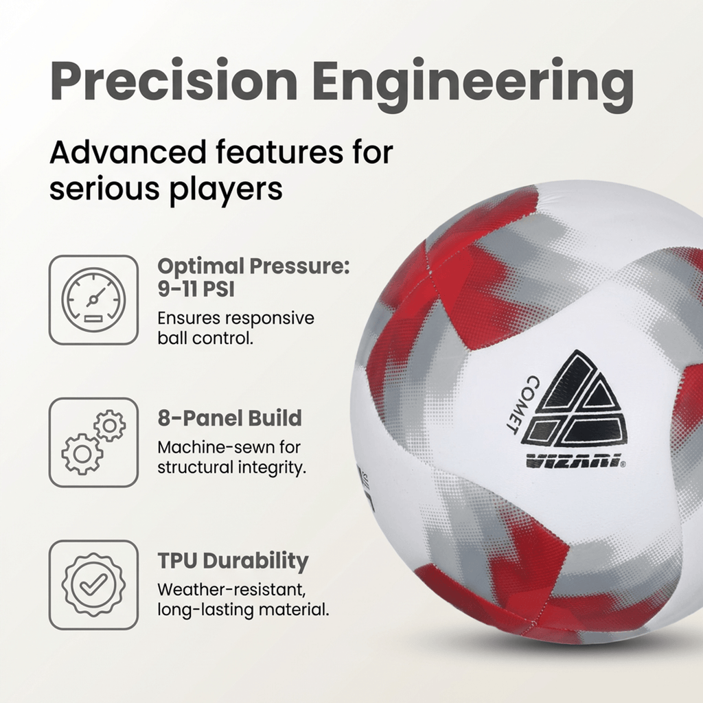 Comet Soccer Ball - Red