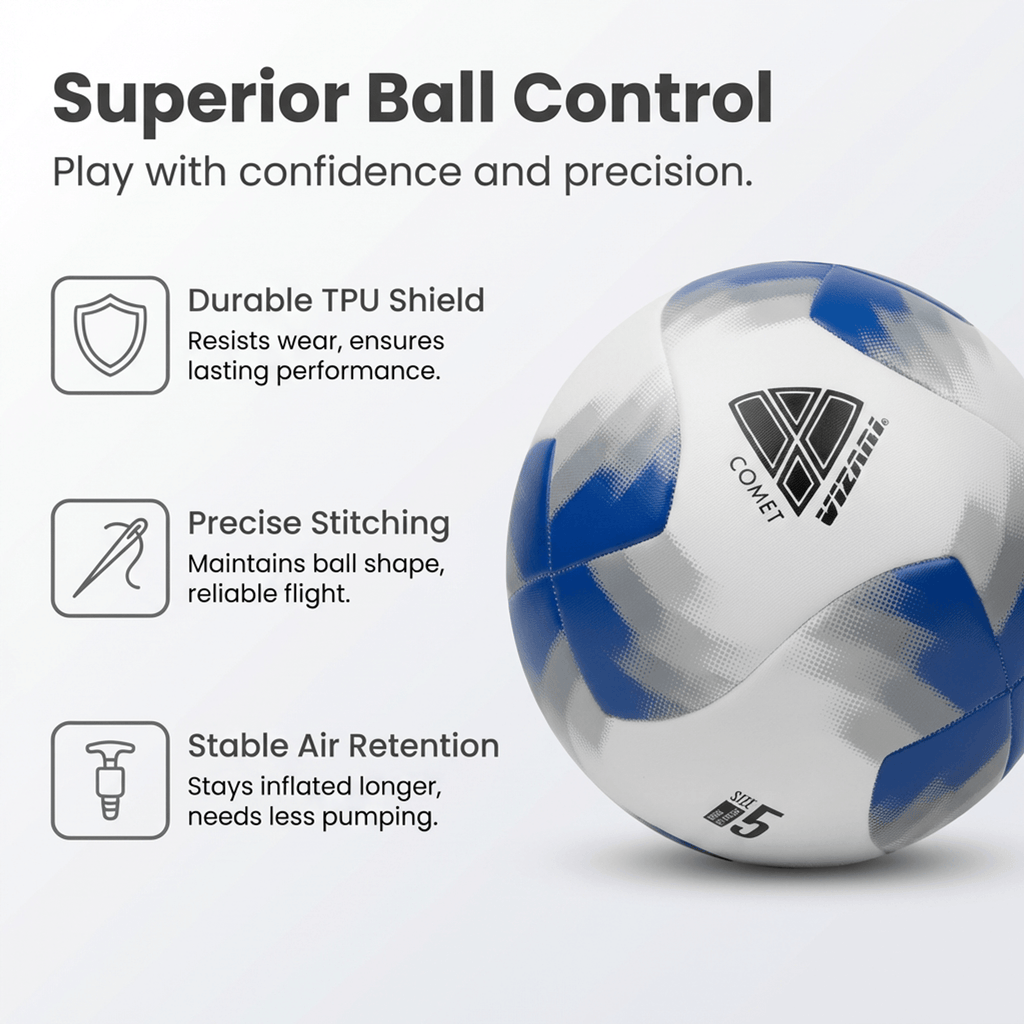 Comet Soccer Ball - Blue