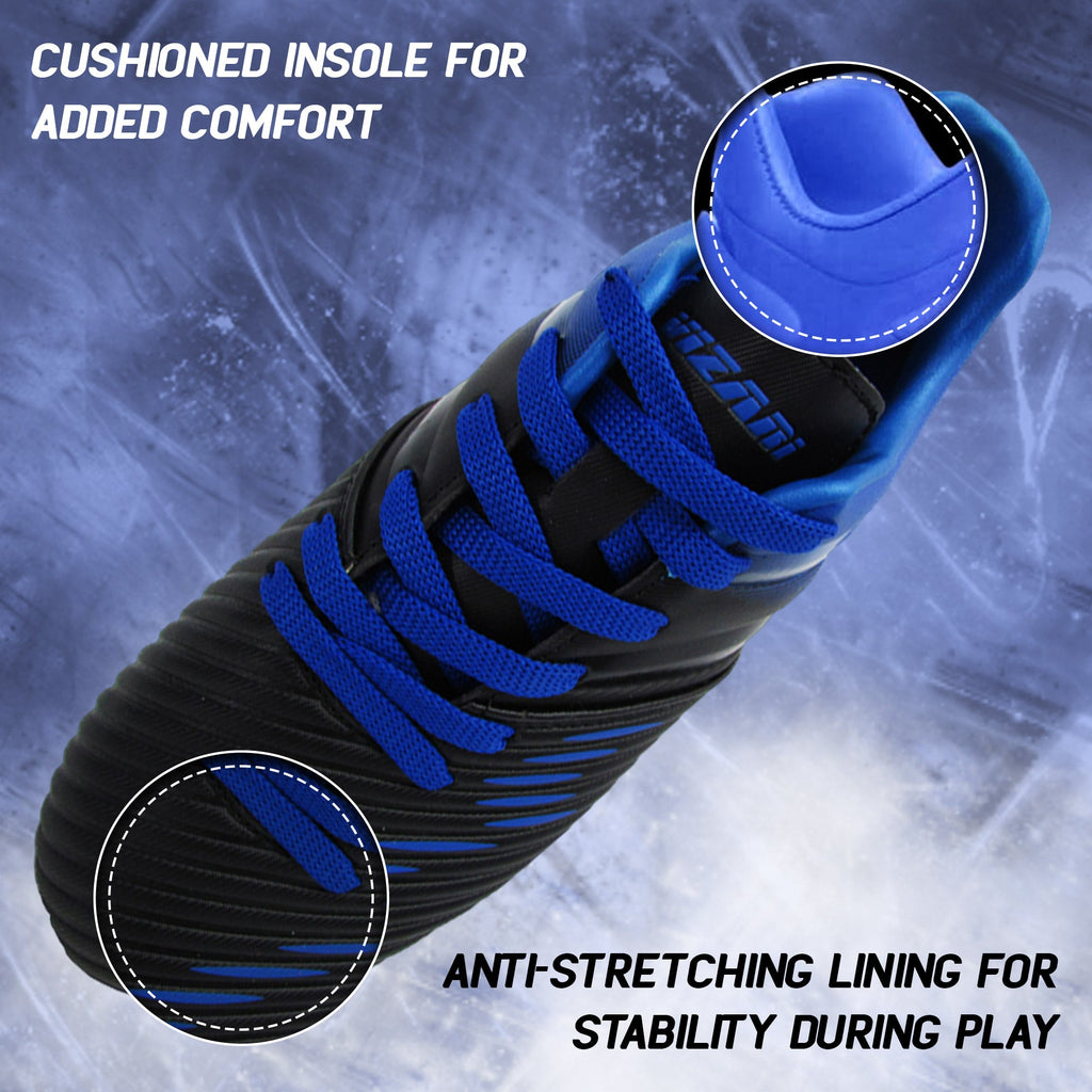Vizari Liga Kids FG Soccer Cleats - Black/Blue