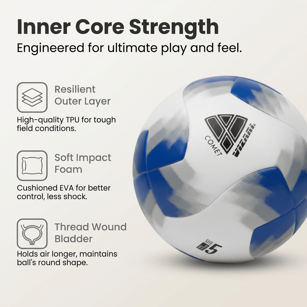 Comet Soccer Ball - Blue