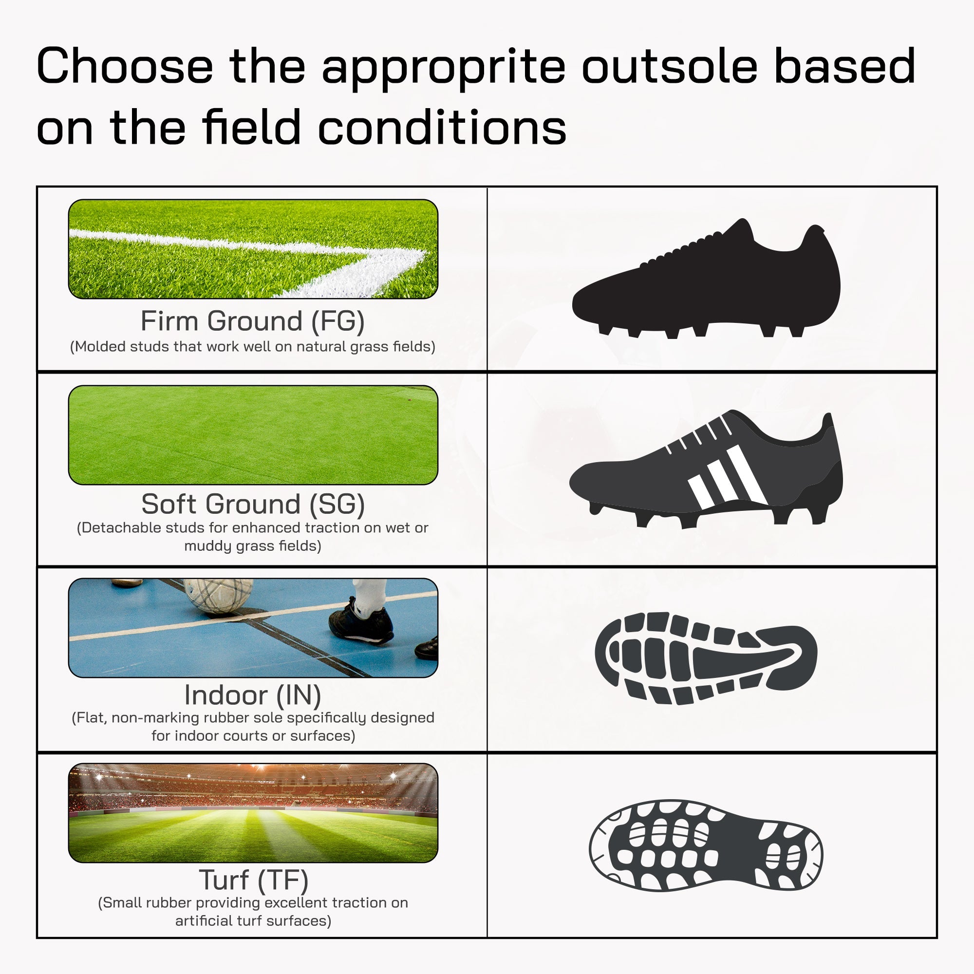 Tesoro Junior Firm Ground Soccer Cleats - Black/White