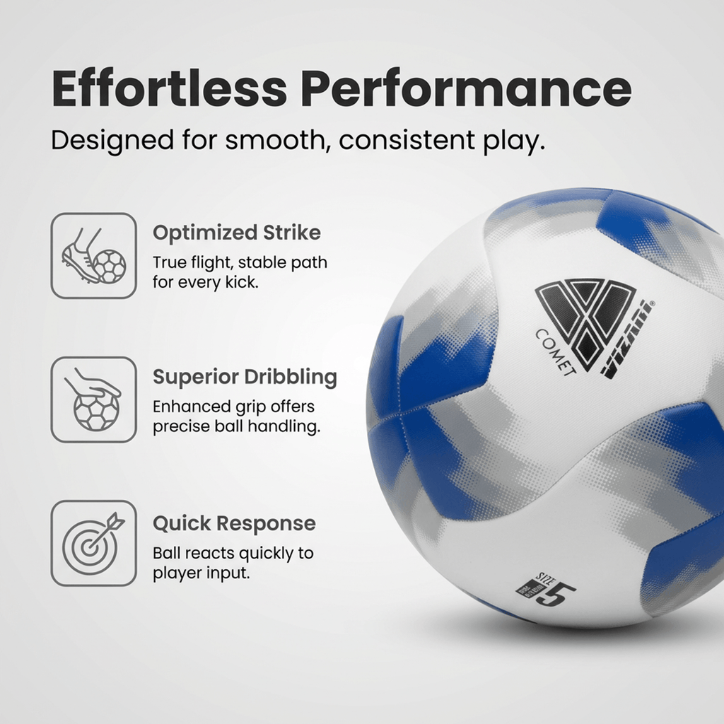 Comet Soccer Ball - Blue