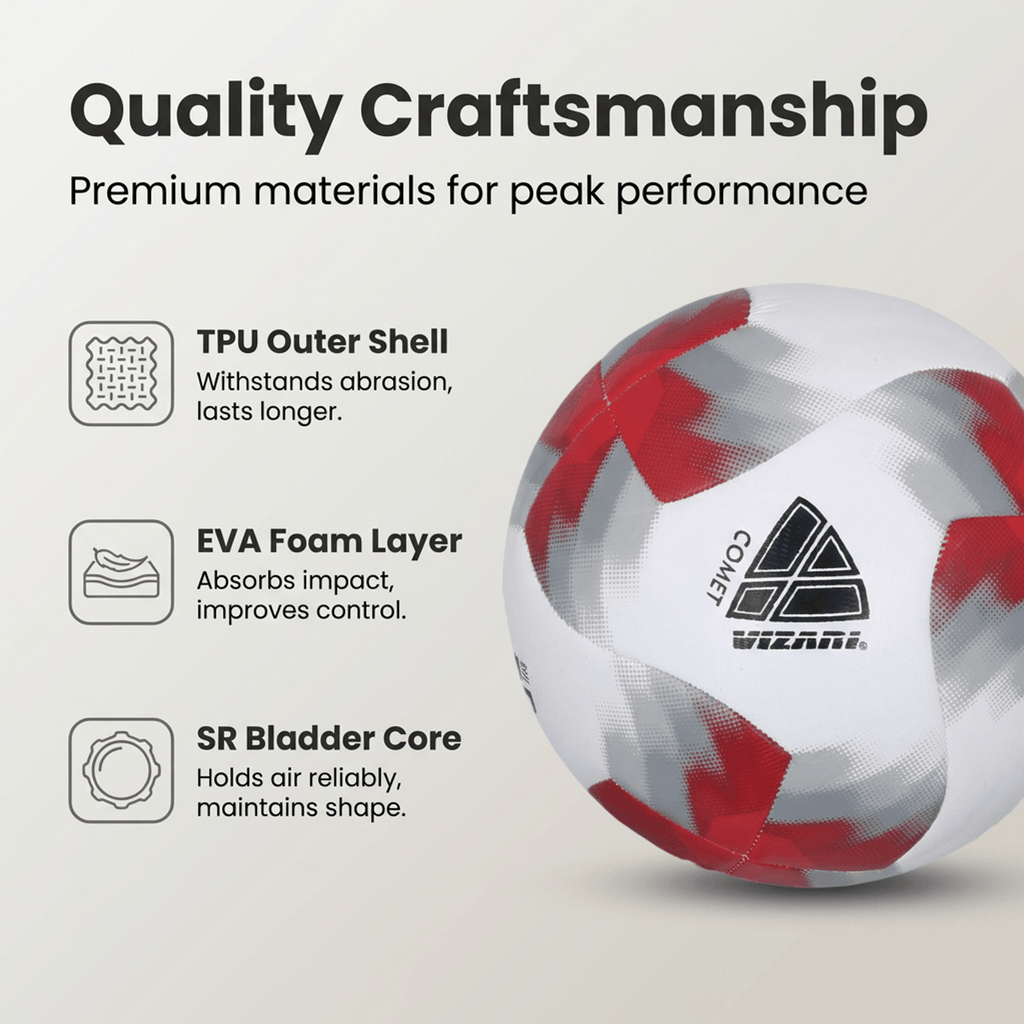 Comet Soccer Ball - Red