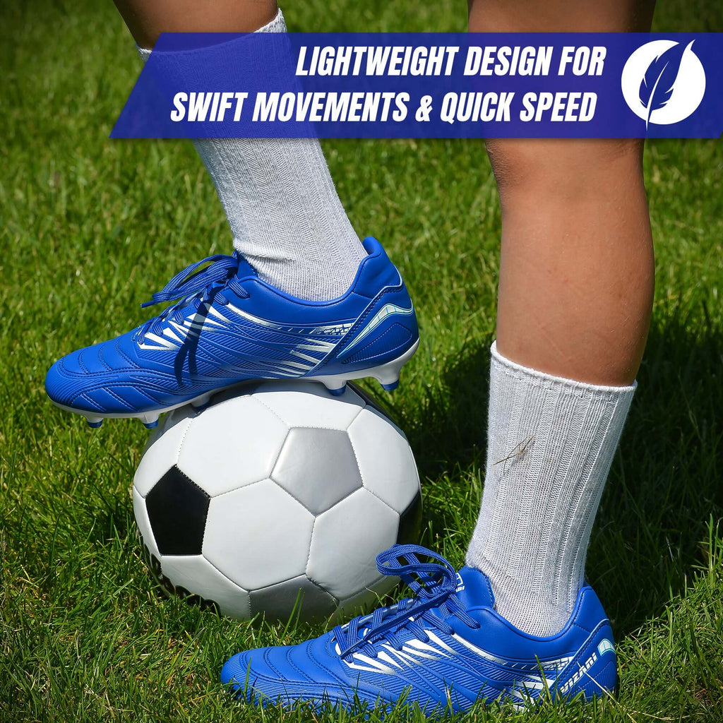 Vizari Valencia Firm Ground Soccer Cleats – Royal/White
