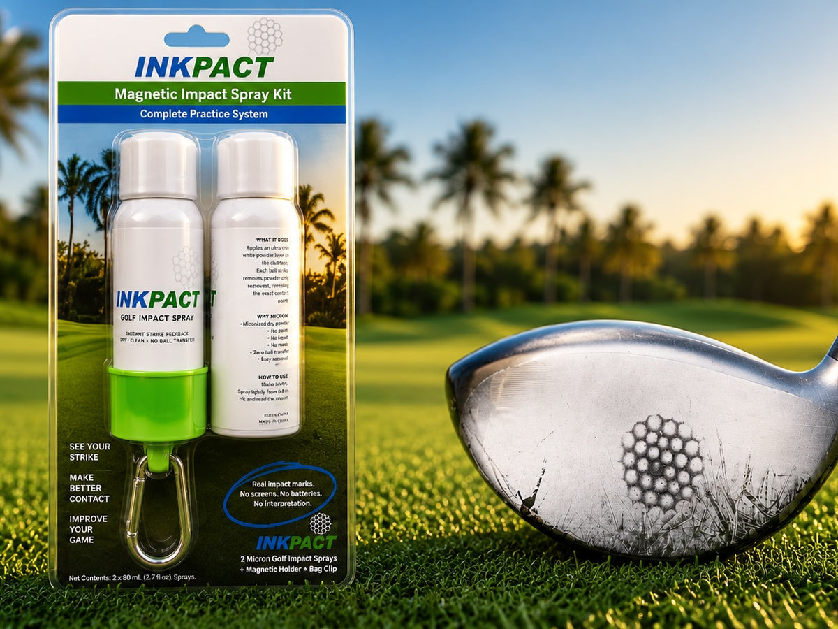 InkPact Micron Kit – Instant Golf Impact Feedback Spray | Built for the Course