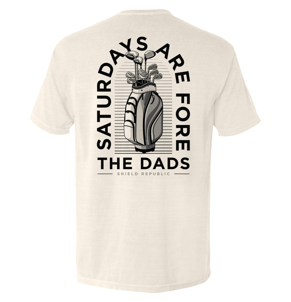 Saturdays Are For The Dads Golf Grey
