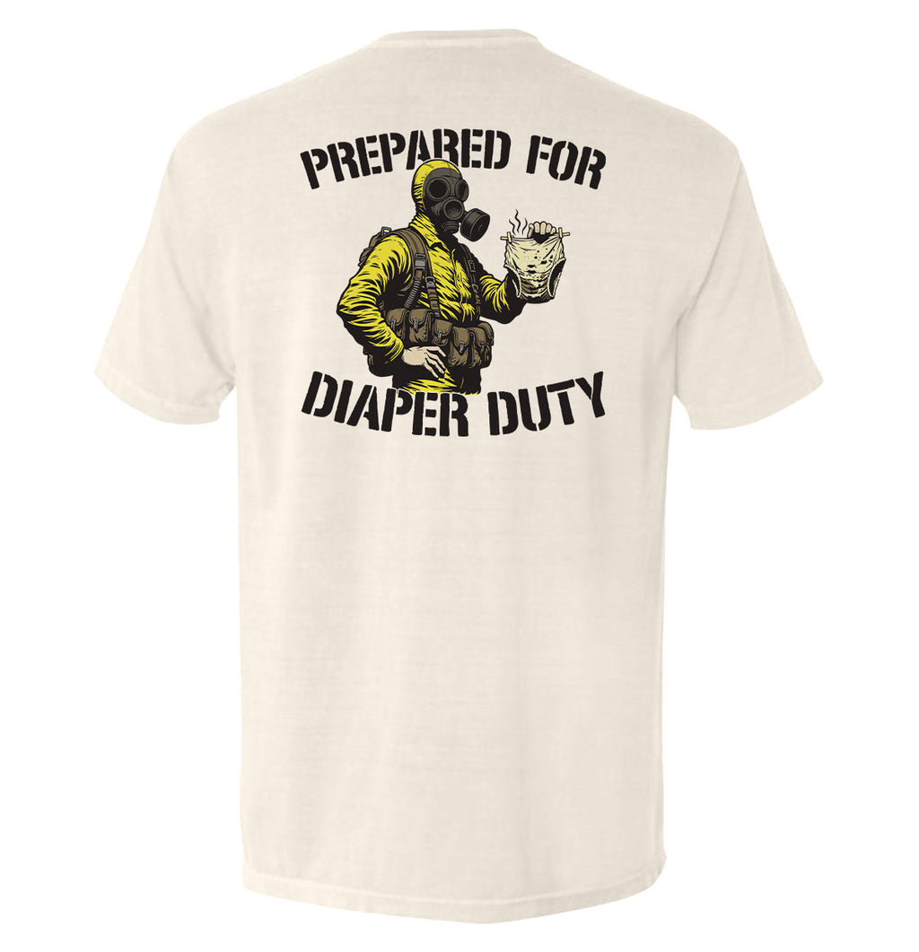 Prepared For Diaper Duty Hazmat Suit