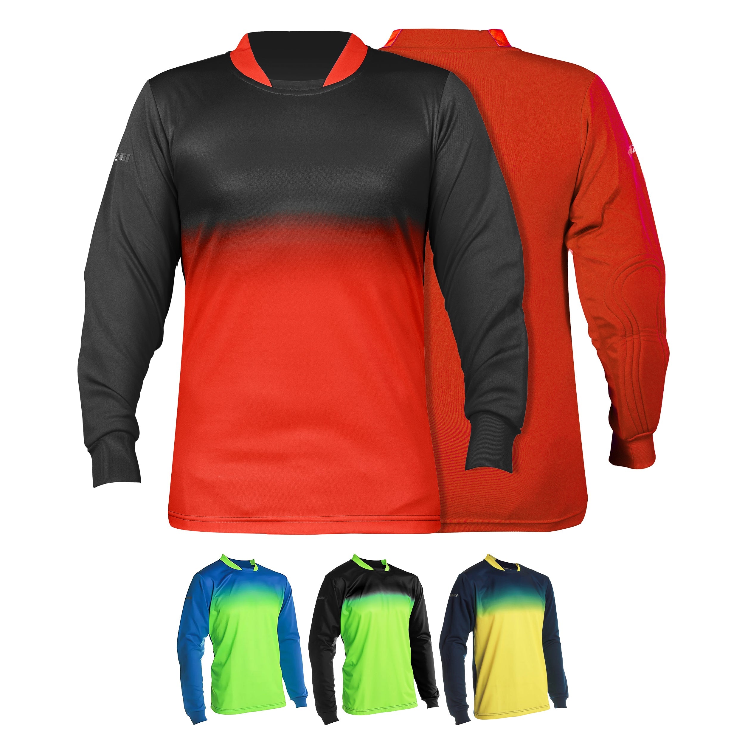 Vizari Vallejo Goalkeeper Jersey with Padded Elbows – Orange/Black