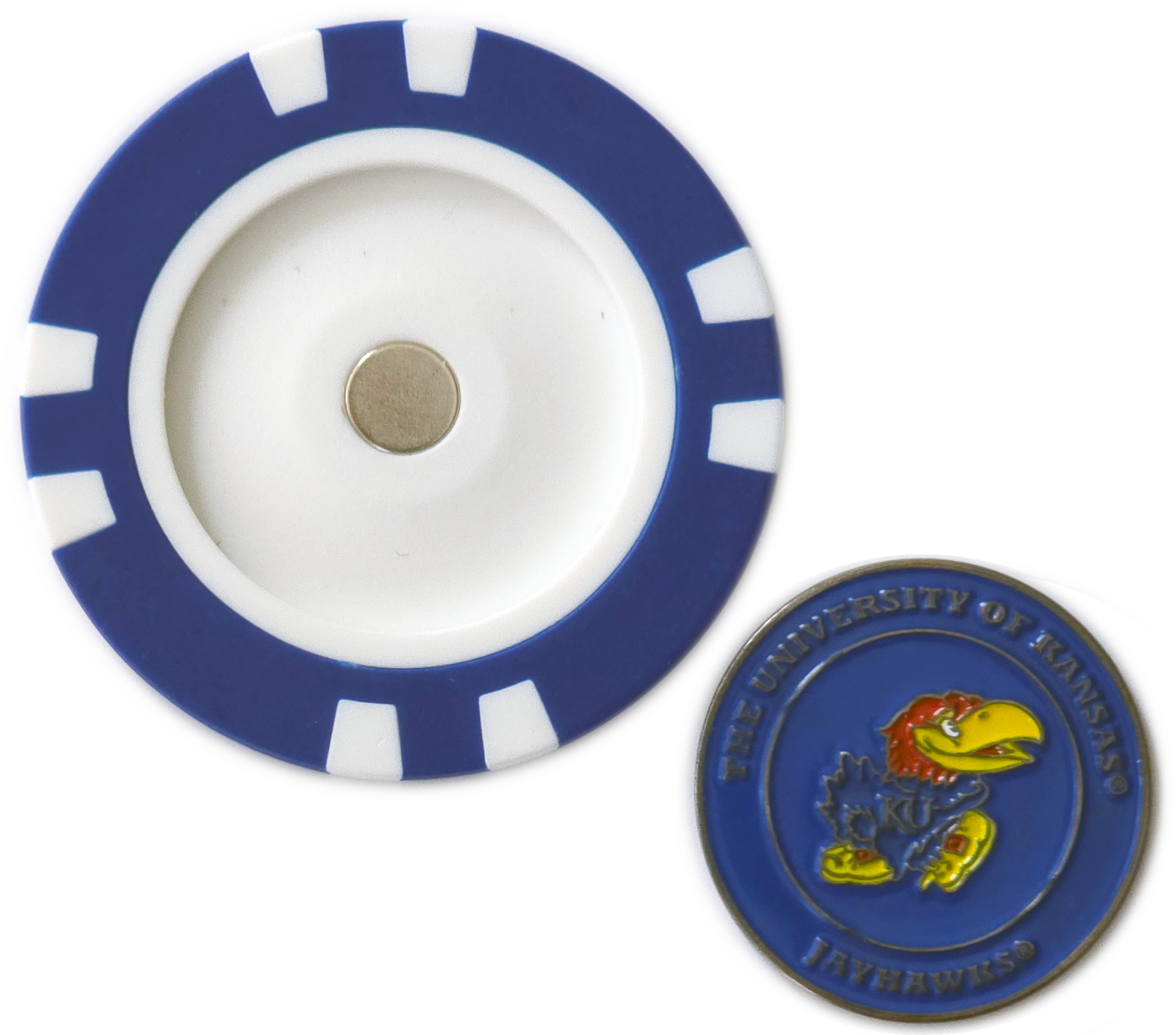 Officially Licensed Kansas Jayhawks Poker Chip Ball Marker