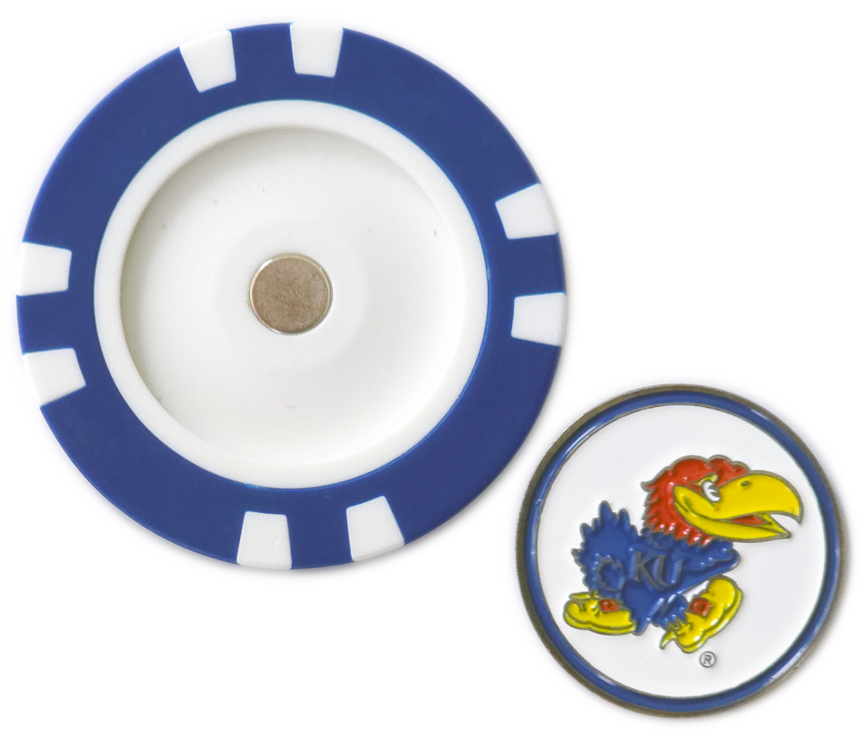 Officially Licensed Kansas Jayhawks Poker Chip Ball Marker
