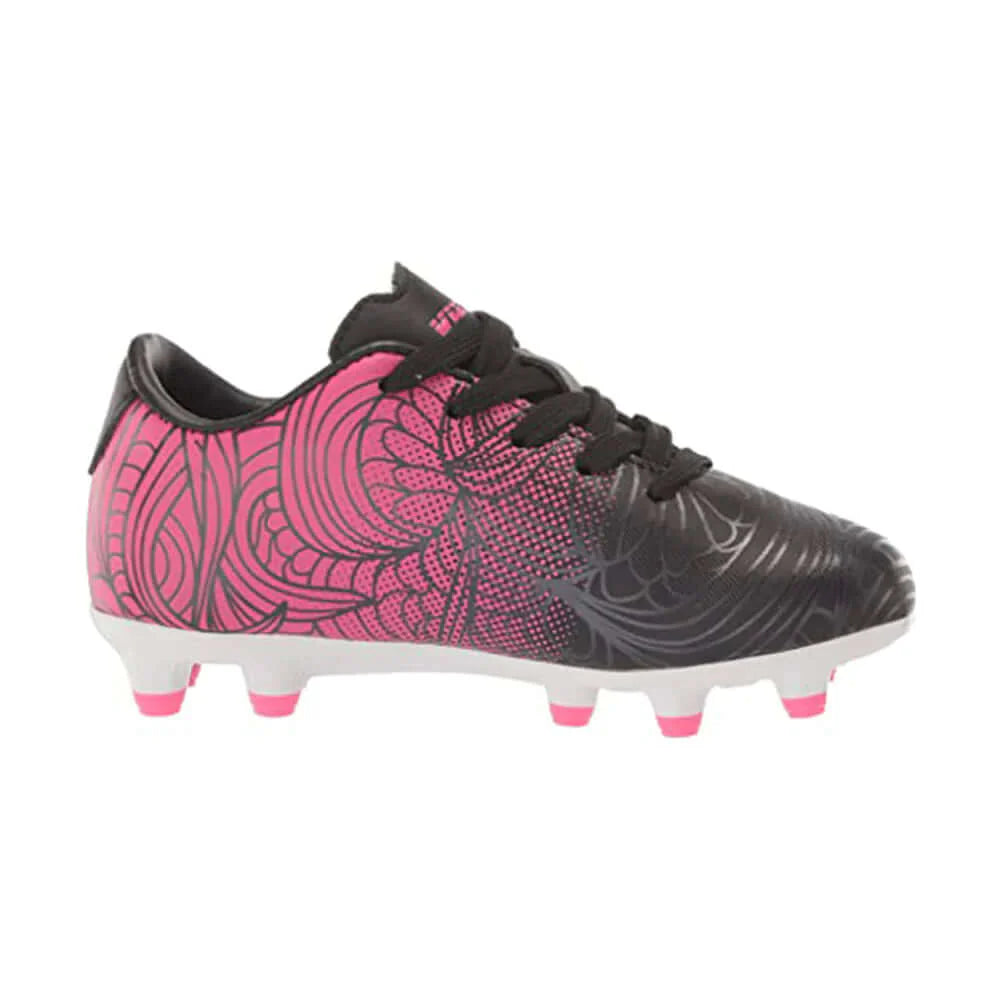 Cali Firm Ground Soccer Shoes -Black/Pink