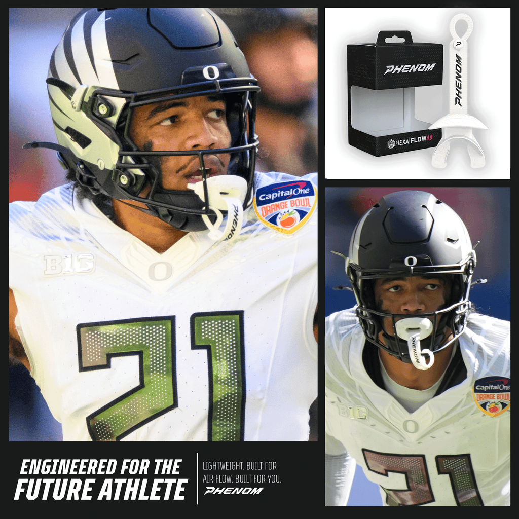 Phenom Elite Hexa-Flow™ 4.0 Football Mouthguard – Team Color Edition (Adult & Youth)