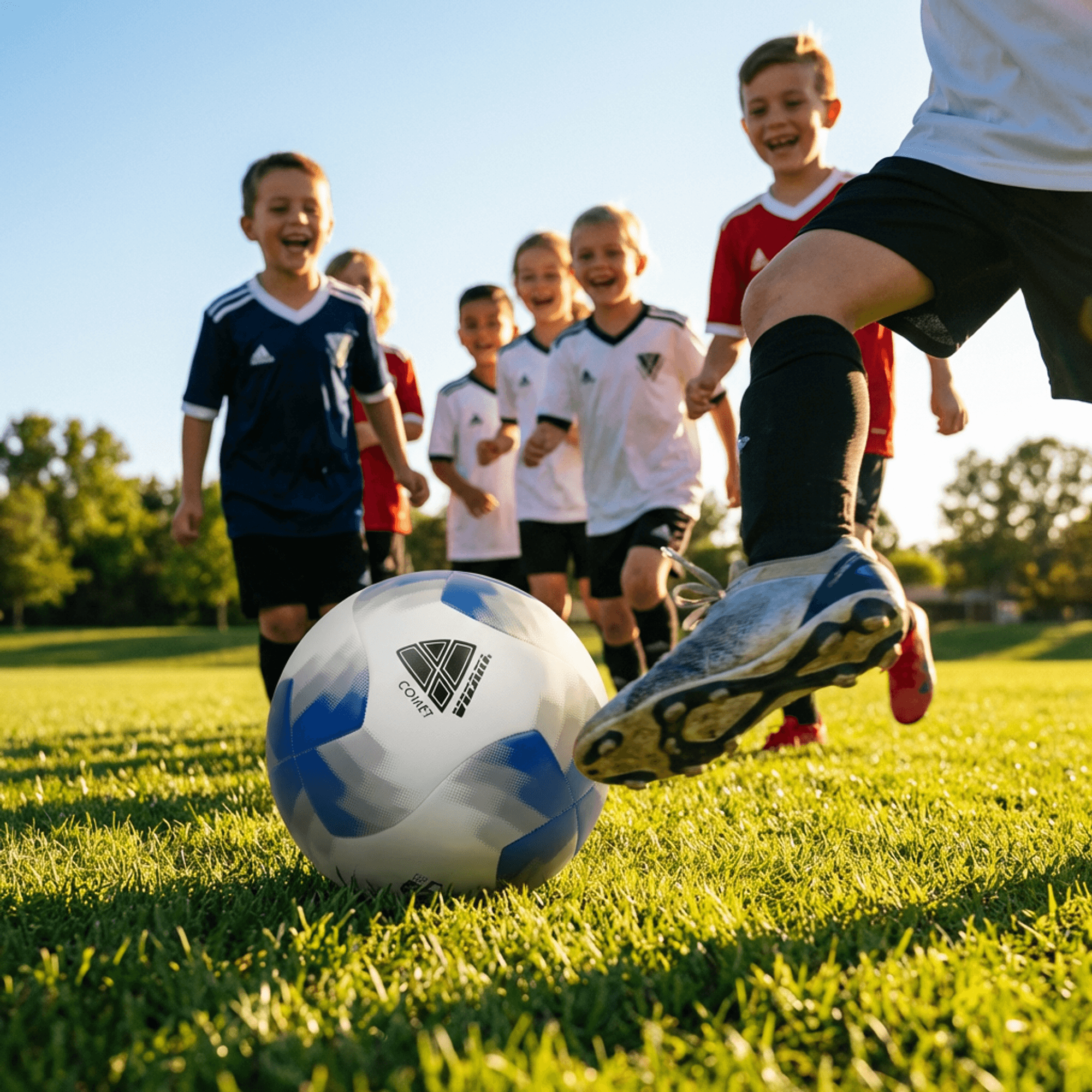 Comet Soccer Ball - Blue