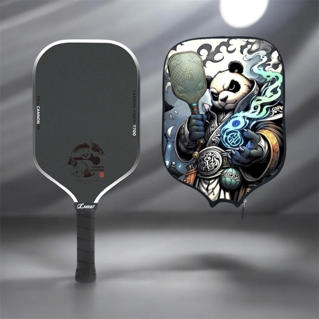Luzz Kung Fu Panda Cannon Pickleball Paddle & "Master Po" Cover