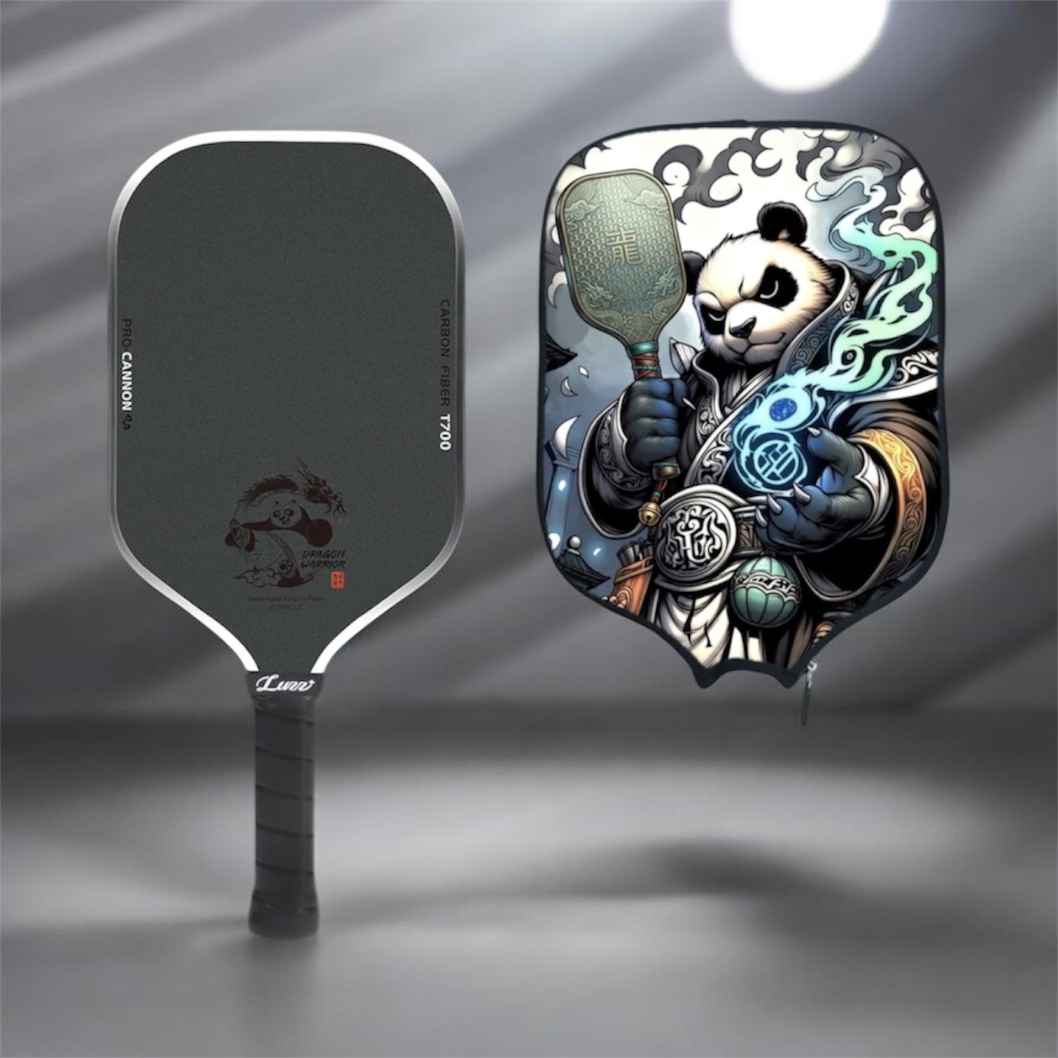 Luzz Kung Fu Panda Cannon Pickleball Paddle & "Master Po" Cover