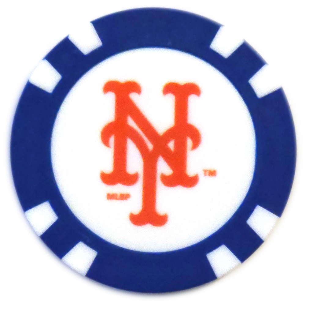 Officially Licensed New York Mets Poker Chip Ball Marker