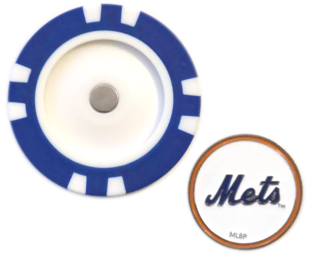 Officially Licensed New York Mets Poker Chip Ball Marker