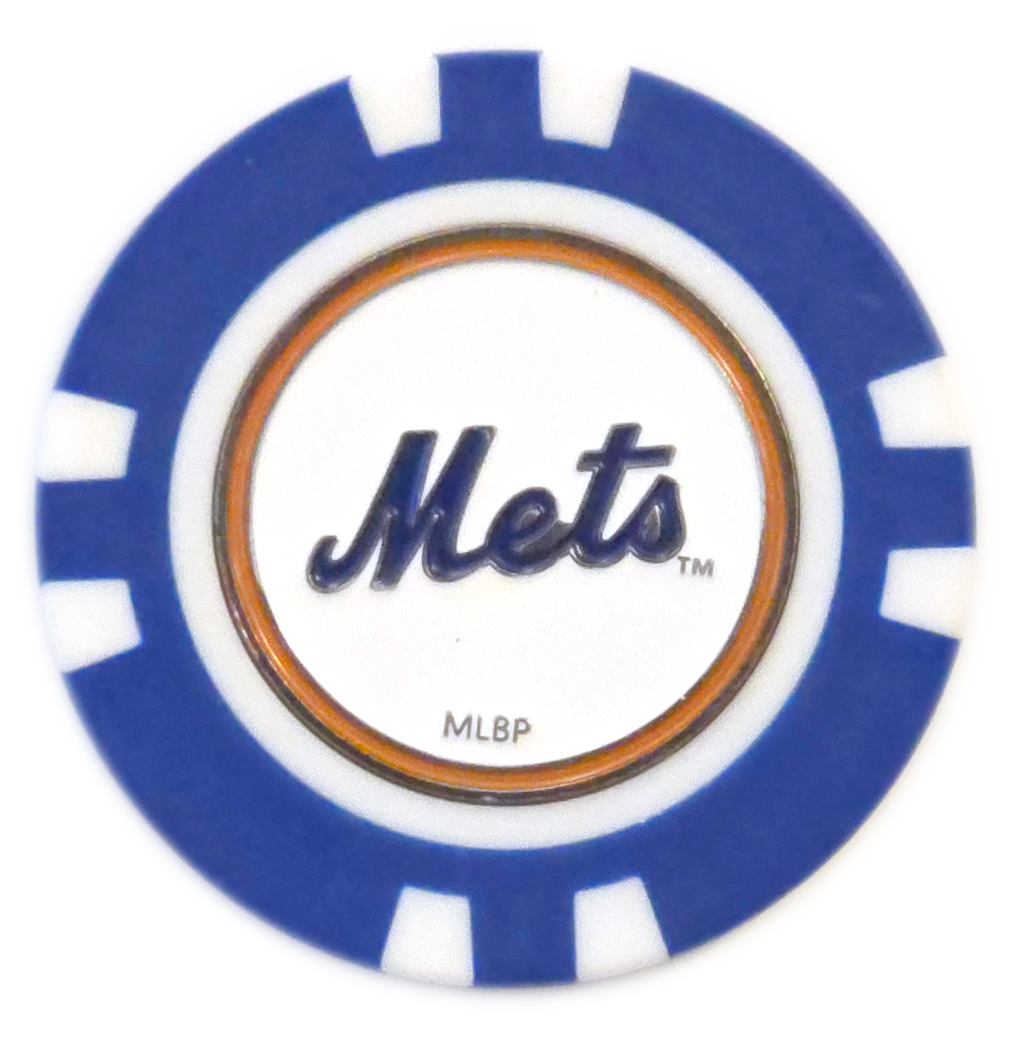 Officially Licensed New York Mets Poker Chip Ball Marker