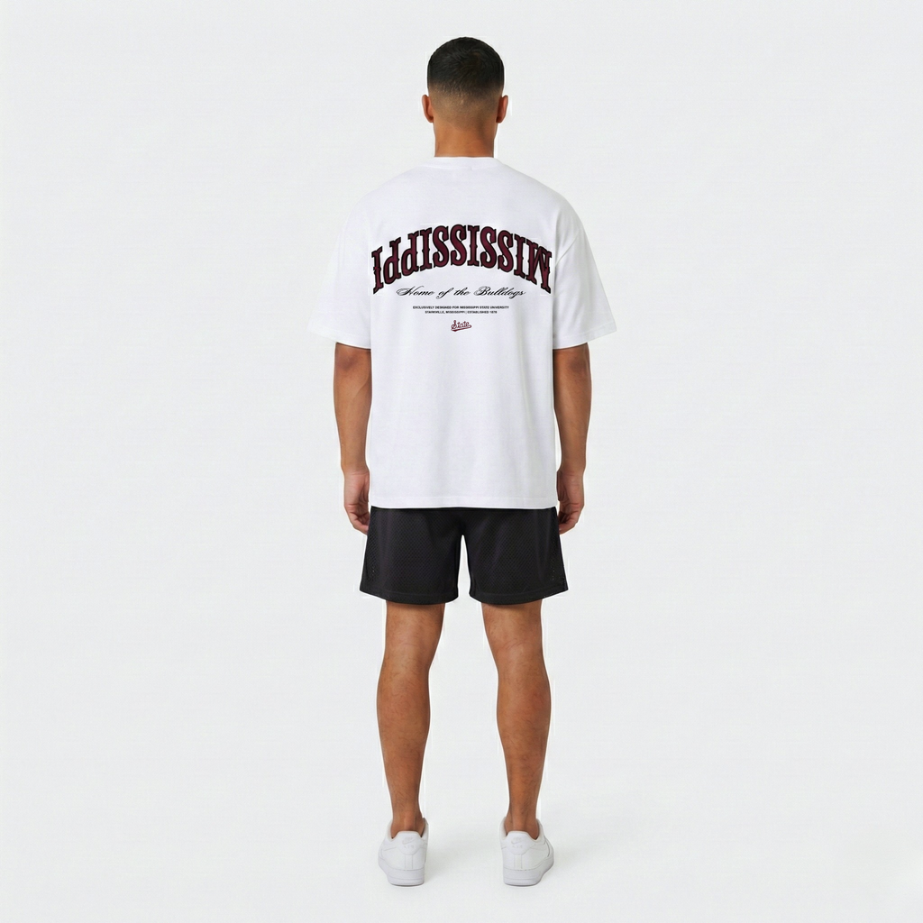Mississippi State Essentials Oversized Tee
