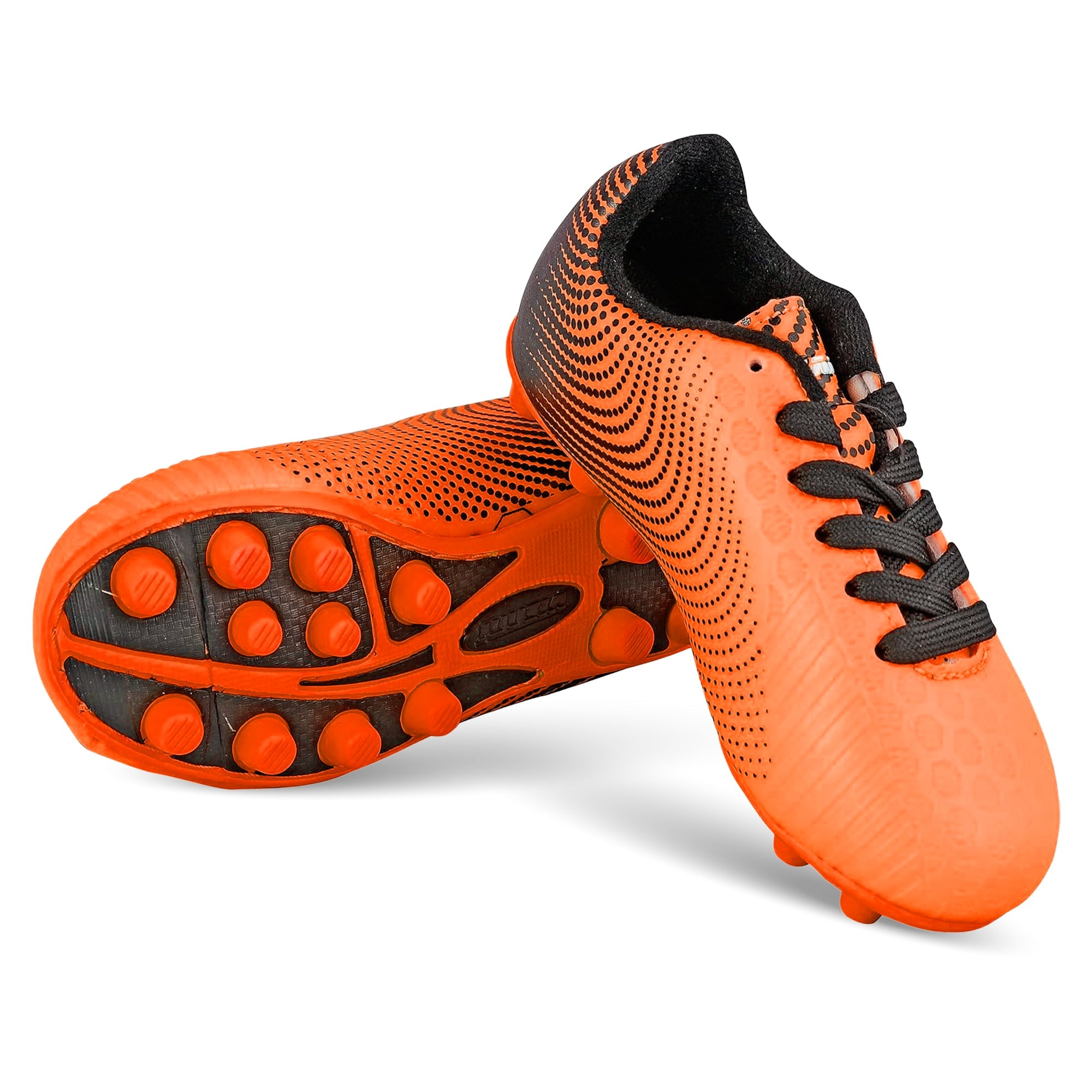 Stealth Firm Ground Soccer Shoes -Orange/Black