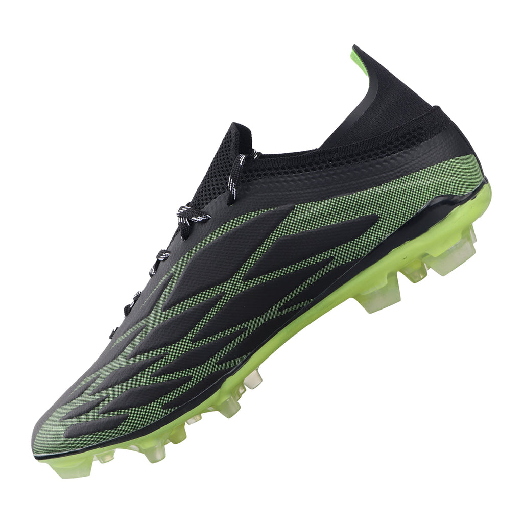 Provo Adult Firm Ground Soccer Cleats - Black/Lime