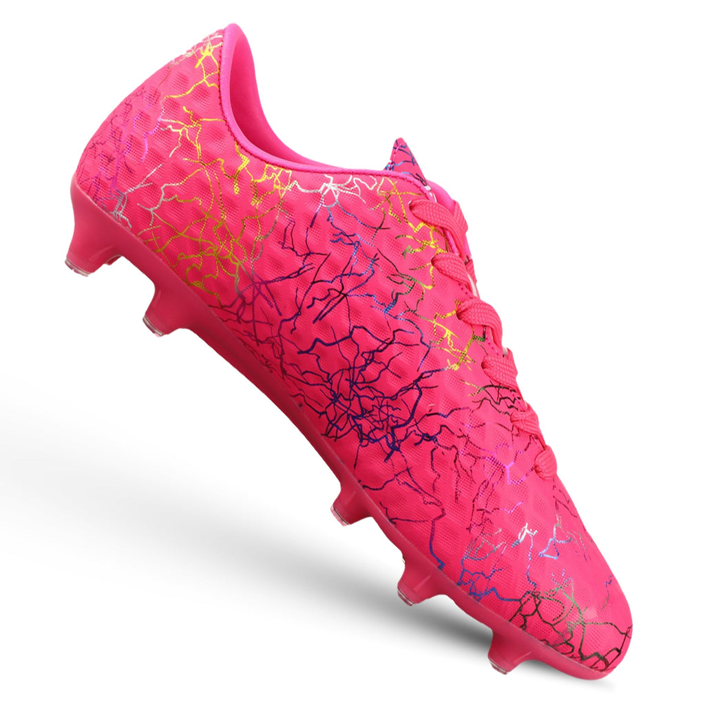 Zodiac JR. Firm Ground Soccer Shoes -Pink