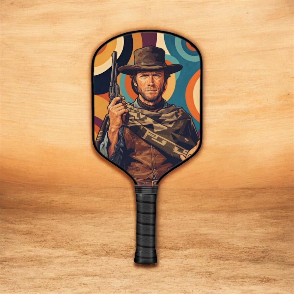 Man With No Name - Clint Eastwood - Pickleball Paddle