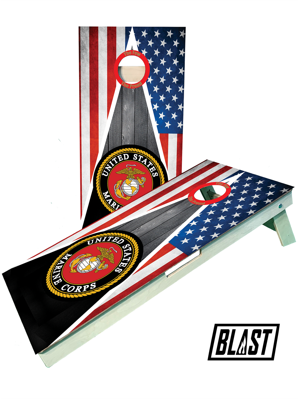 Marine 5 Cornhole Set