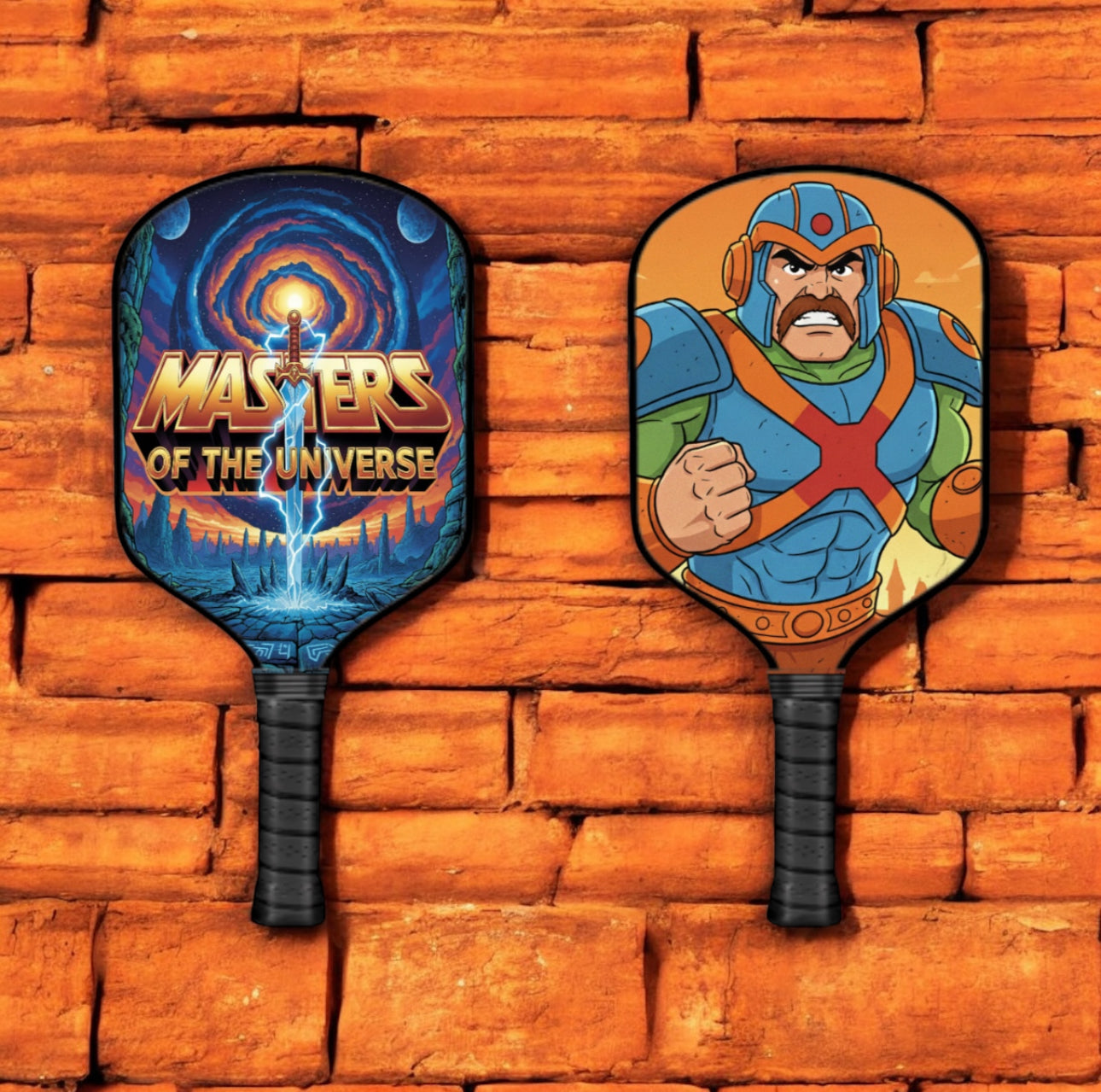 Masters Of The Universe - Man At Arms Power Edition - Pickleball Paddle