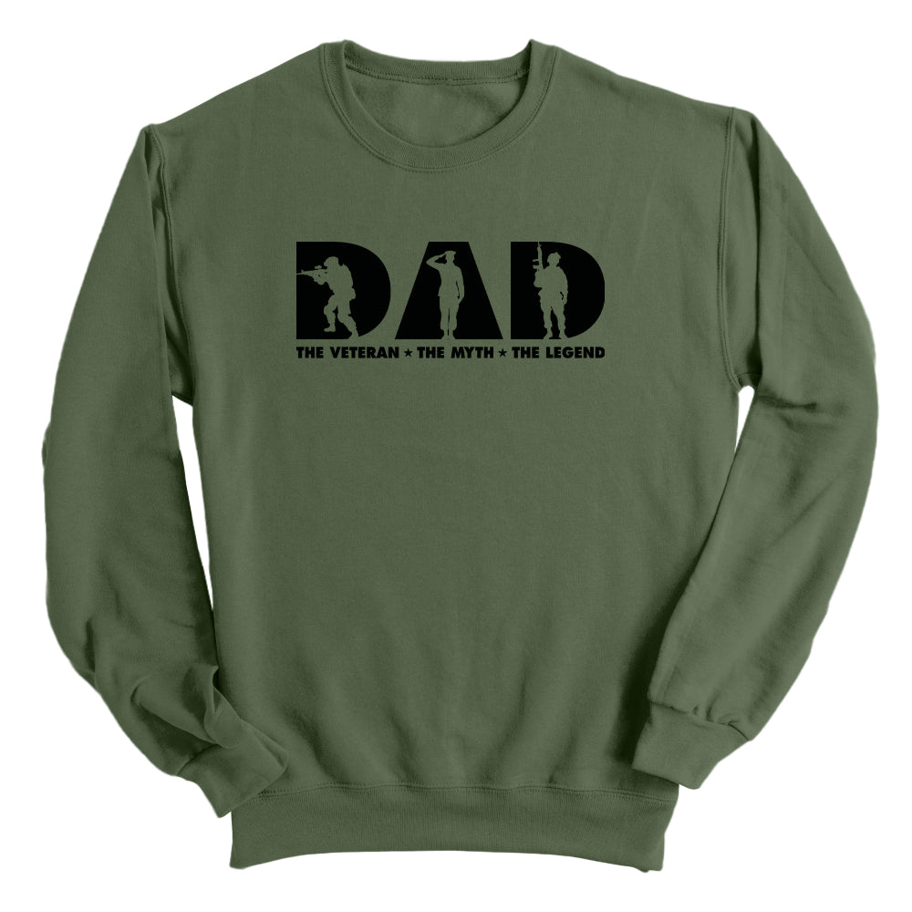Dad The Veteran The Myth The Legend (Front)