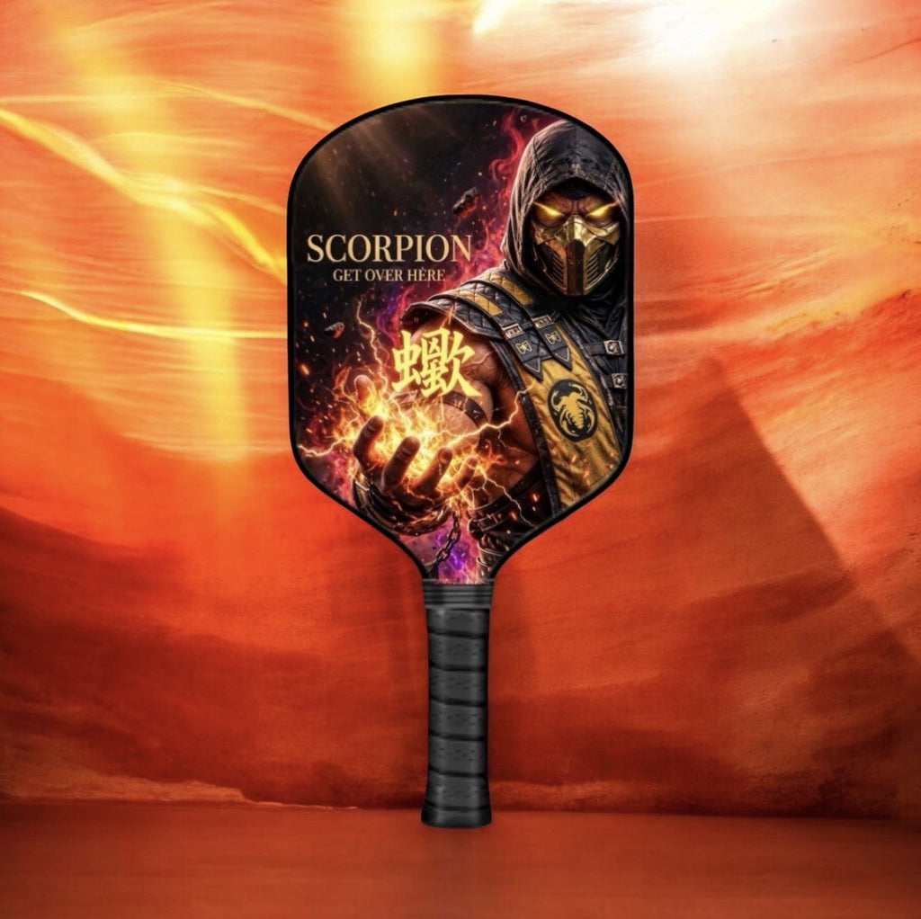 Mortal Kombat - Scorpion - Pickleball Paddle