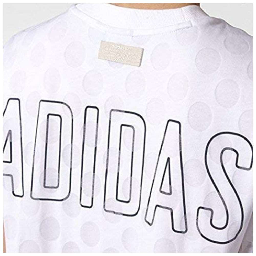 adidas Women's Burnout Dots T-Shirt - White/White