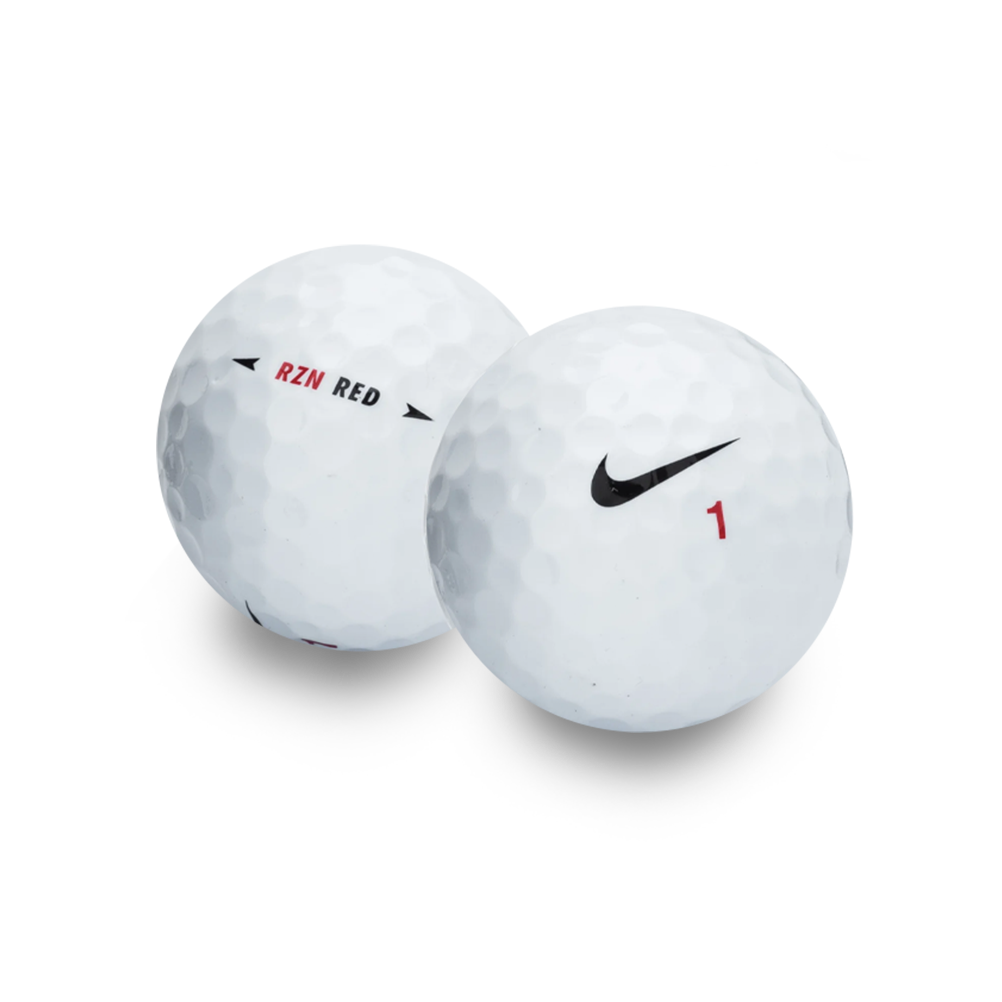 Used Nike RZN Red Golf Balls - 1 Dozen