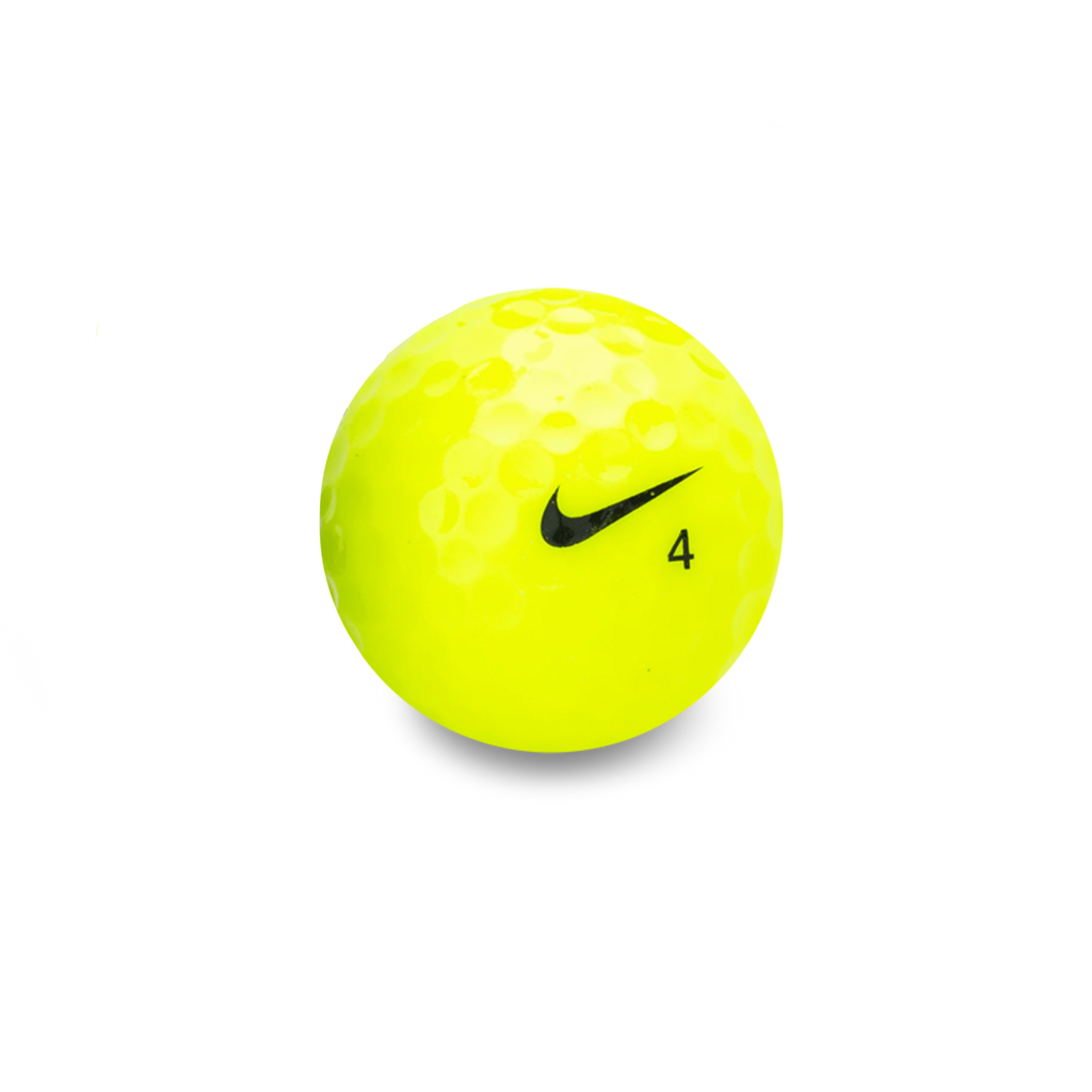 Used Nike PD Long Yellow Golf Balls - 1 Dozen