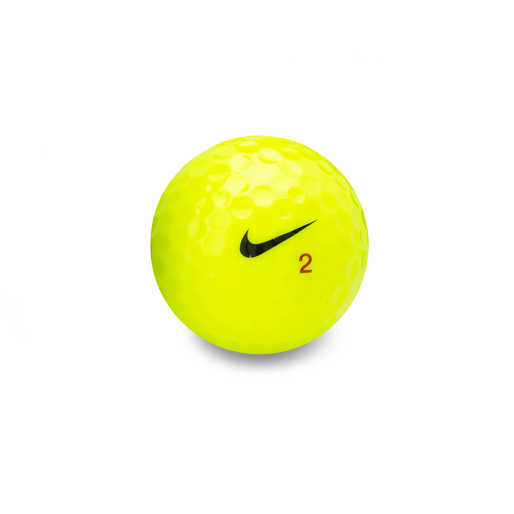 Used Nike RZN Black Yellow Golf Balls - 1 Dozen