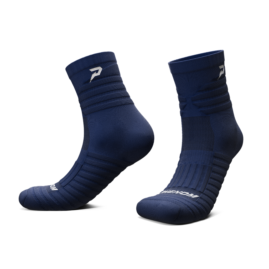 Phenom Elite 'Quantum Knit' Padded Quarter Socks - Team Colors