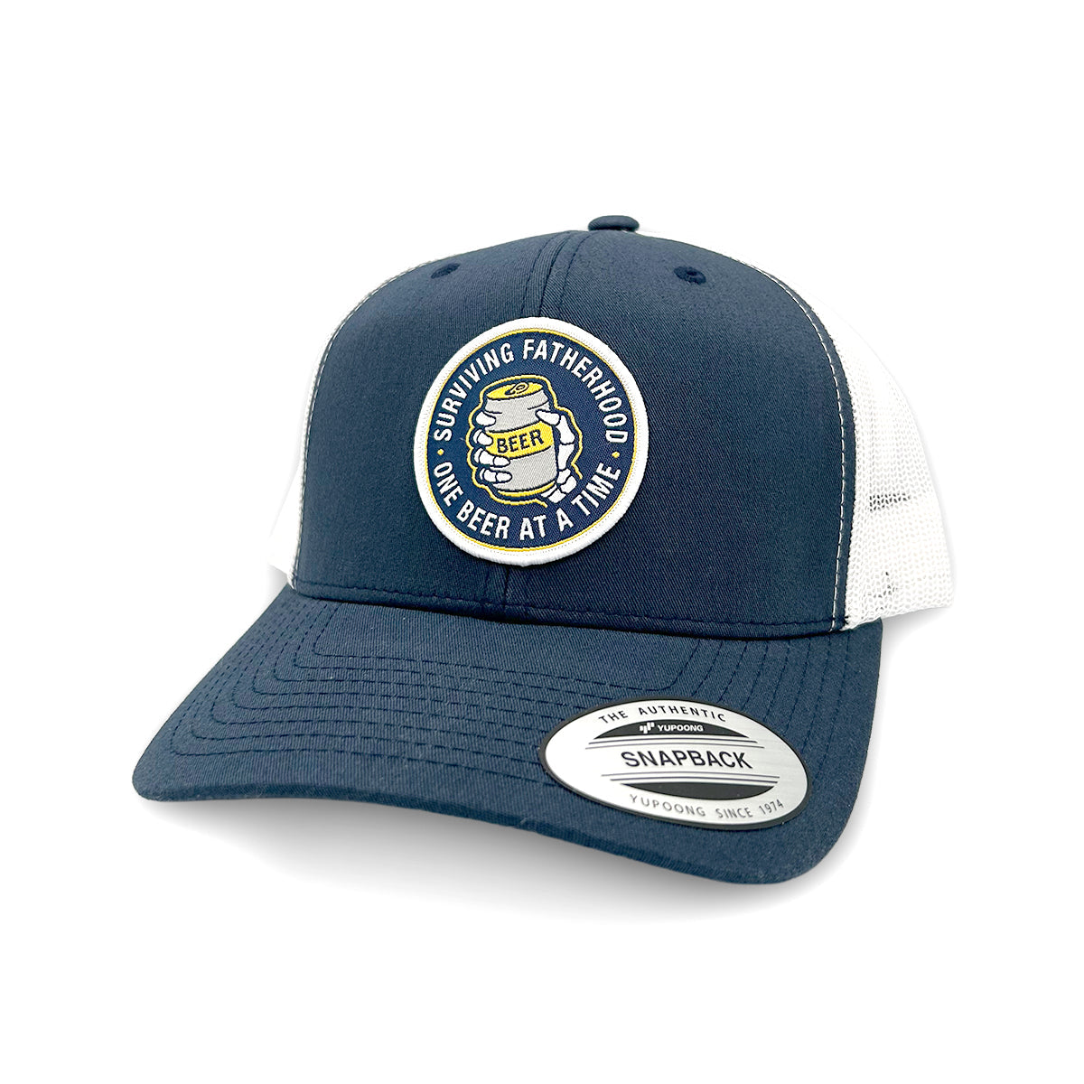 Surviving Fatherhood One Beer at a Time (Woven Patch)